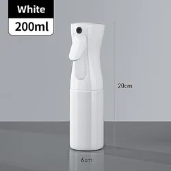 High Pressure Continuous Mist Spray Bottle (White 200ml)