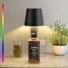 Portable Dimmable Wine Bottle Lamp Touch Wireless Desk Lamps 4000mAh Rechargeable LED Table Lamp RGB Atmosphere Night Lights Bar 6