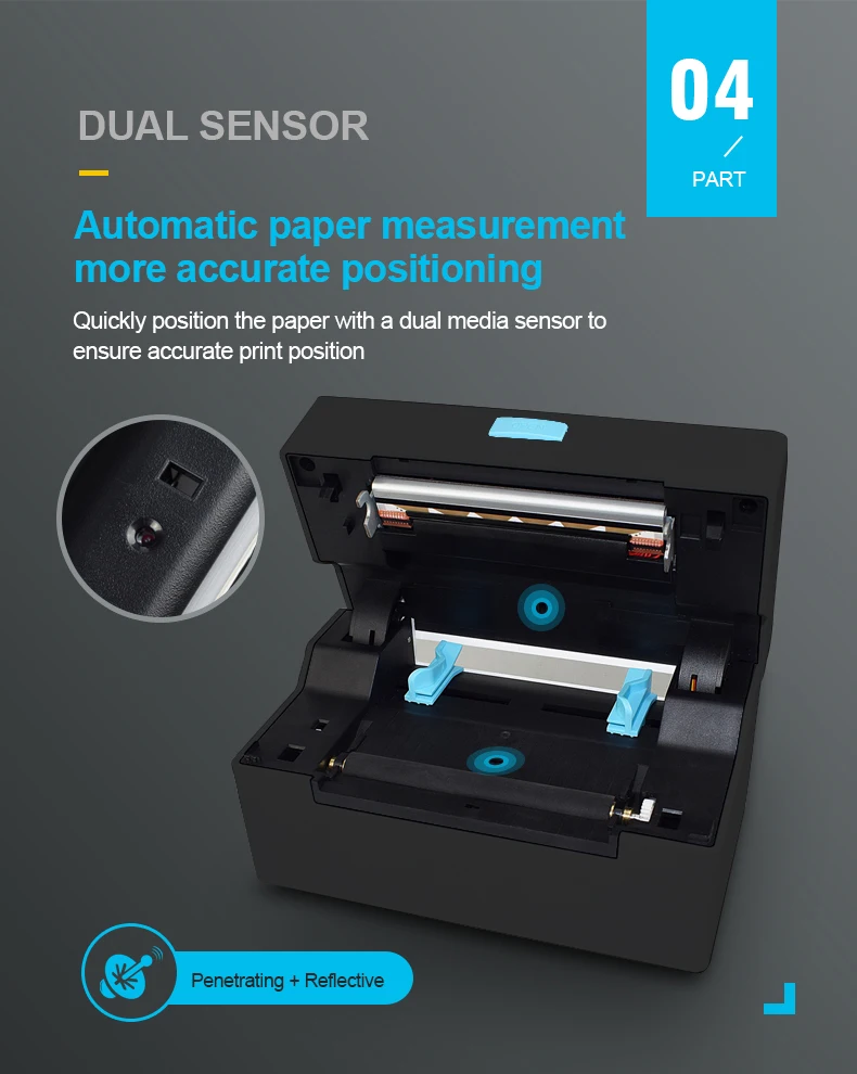 POS 9220 WIFI Shipping Label Printer Address Thermal Label Printer 4X6 Barcode USB Bluetooth LAN High Speed Maker