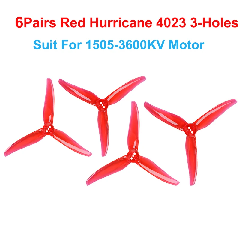GEMFAN Hurricane Series 3-Blade FPV Racing Drone Propellers - CW/CCW