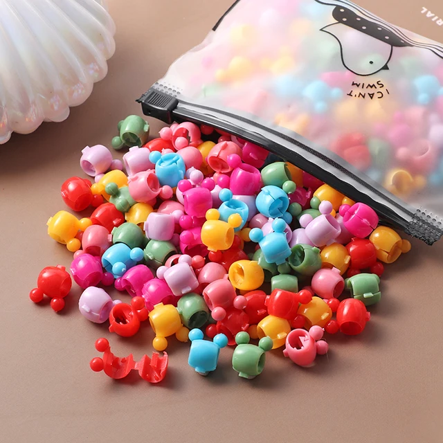 40Pcs Girls Colorful Hair Clips Flower Star Mickey Cute Small Hair Claws Kids Sweet Hairpins Cartoons Fashion Hair Accessories style-17