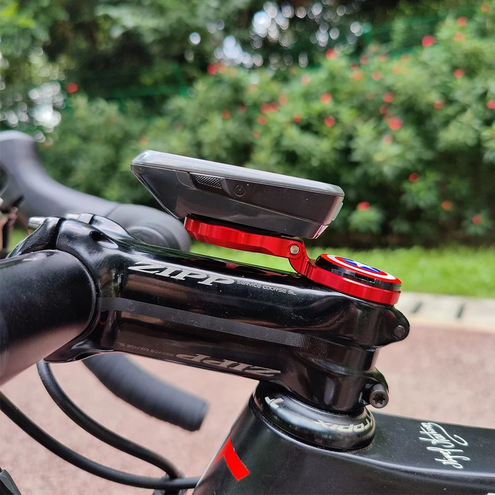 K-EDGE Boost Stem Mount For Wahoo Bike Computers - Secure Fit For Short Stems