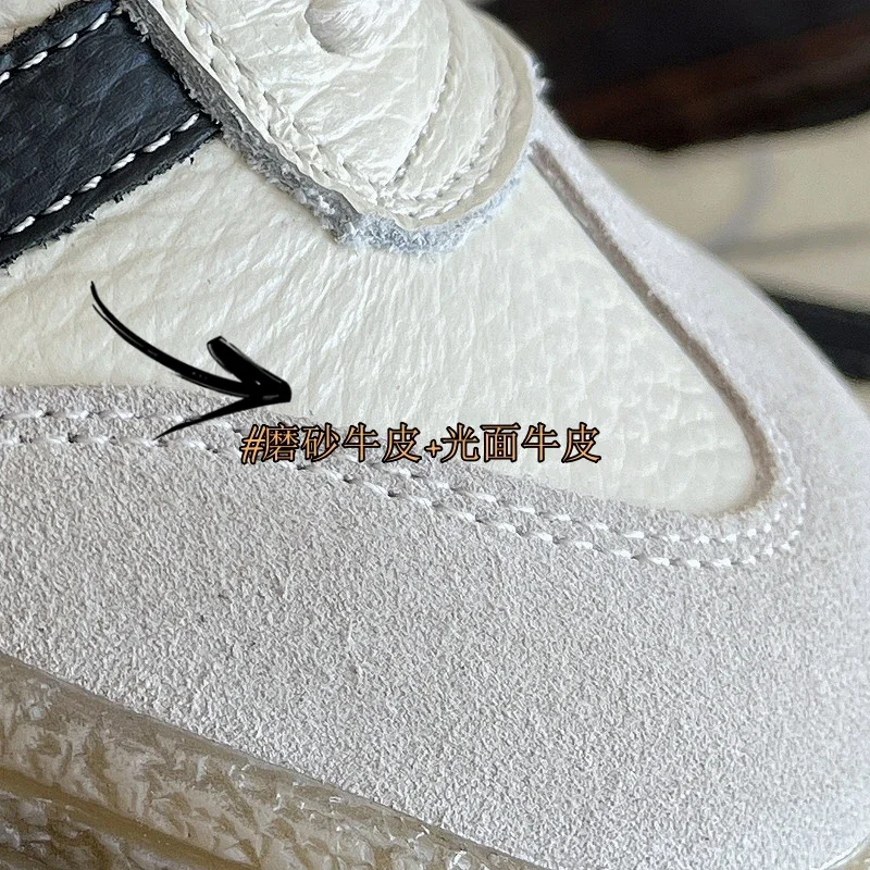 Genuine Leather women's shoes soft sole comfortable casual single shoes cowhide lace up