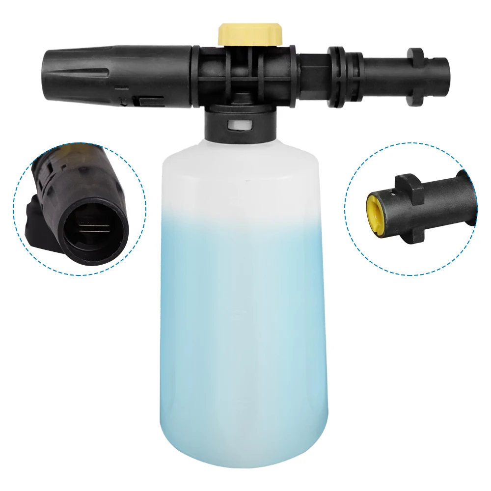 750ML Snow Foam Lance For Karcher K Series/ Bosch /Lavor Car Pressure Washers Soap Foam Generator With Adjustable Sprayer Nozzle