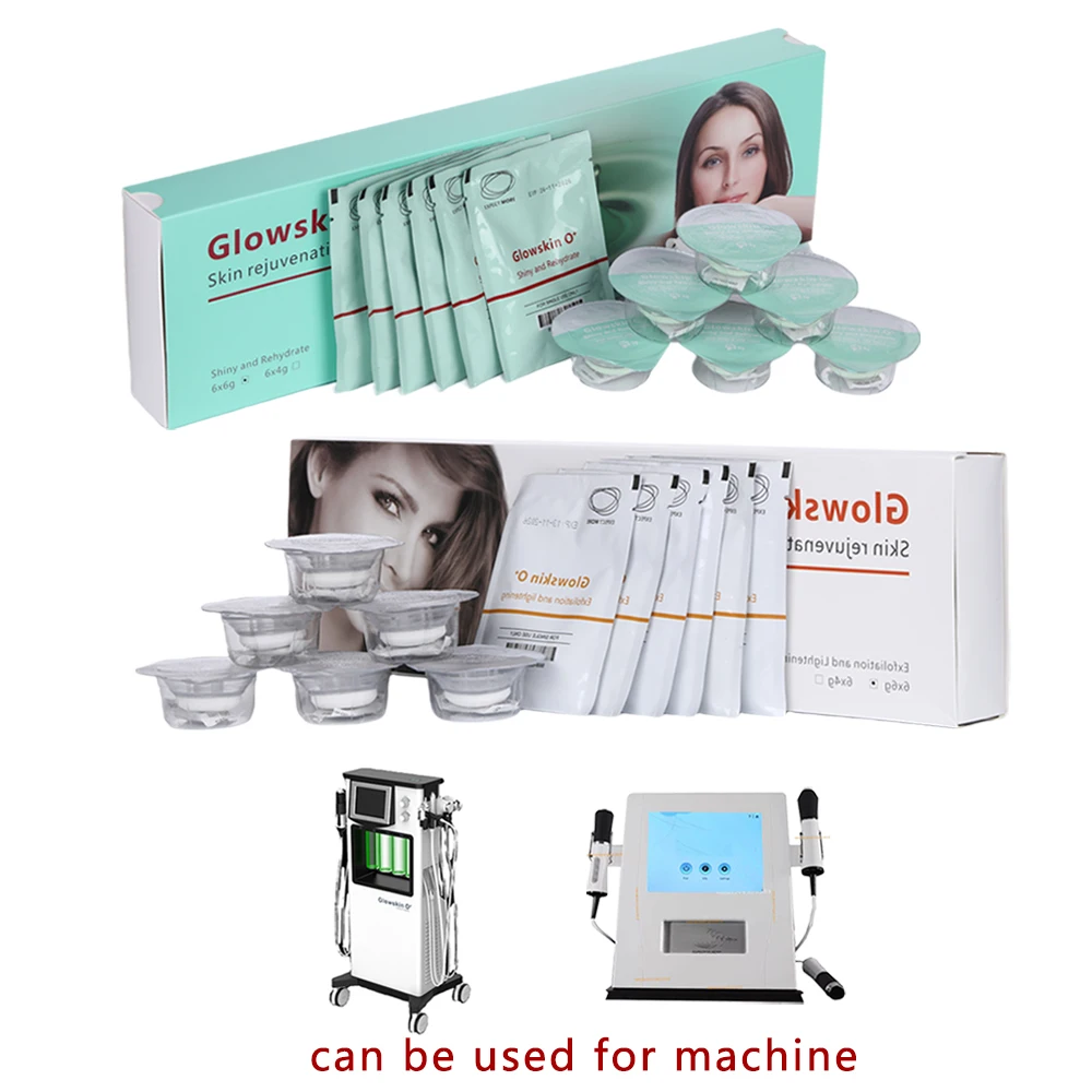 Co2 Oxygen Pods Bubble Machine Consumable Capsule Serum Gel Kit for Facial Rejuvenation Lightening Brightening Gel facial serum