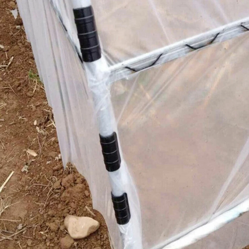 

Brand New Connector Accessories Greenhouse Frame Tubing Kits Membrane 10-Pack 22mm 25mm 32mm Anti Rust Film Clamp