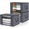 Large Capacity Clothes Storage Bag Foldable Blanket Storage Containers for Organizing Bedroom Closet 2