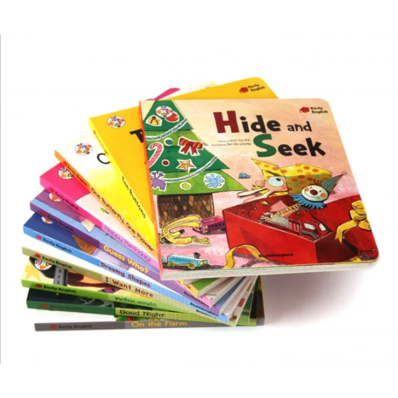 

Оригинальная детская книга OEM по запросу, подходит для обучения на английском языке, полноцветная детская электронная печать