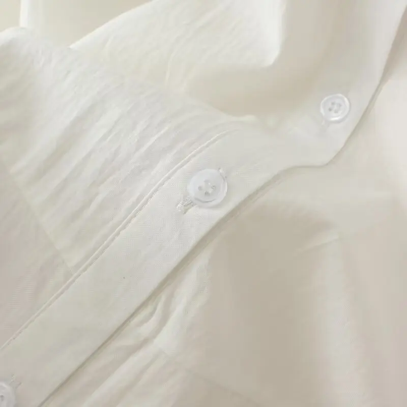 Fashion Plus Size Women's Blouses New Autumn 2025 Simple Long Sleeved Solid Color Shirt 8054