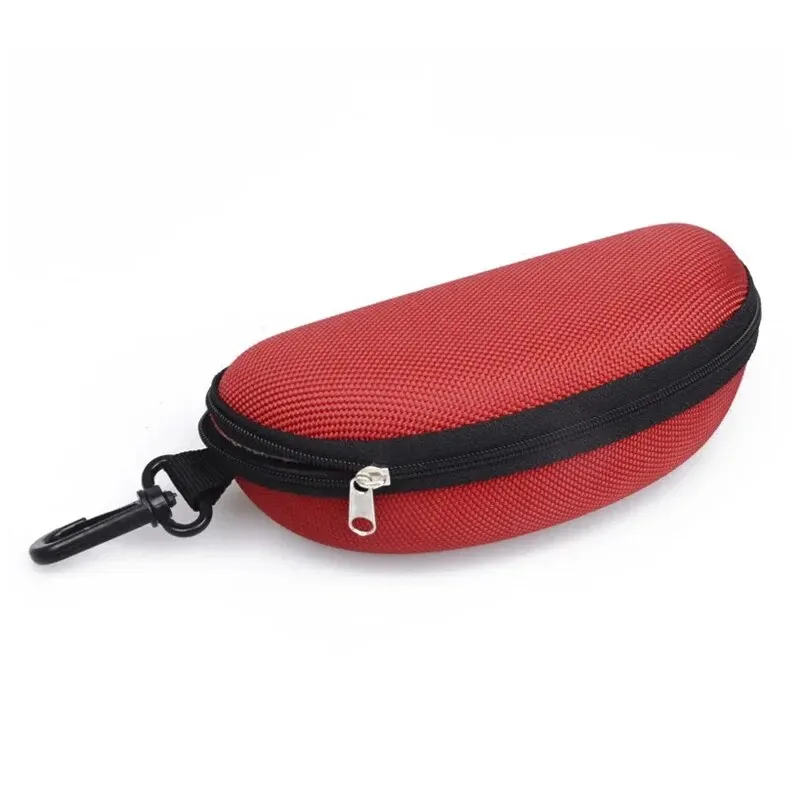 Universal Portable Glasses Storage Case with Zipper and Hook – Stylish, Durable Eyewear Protector