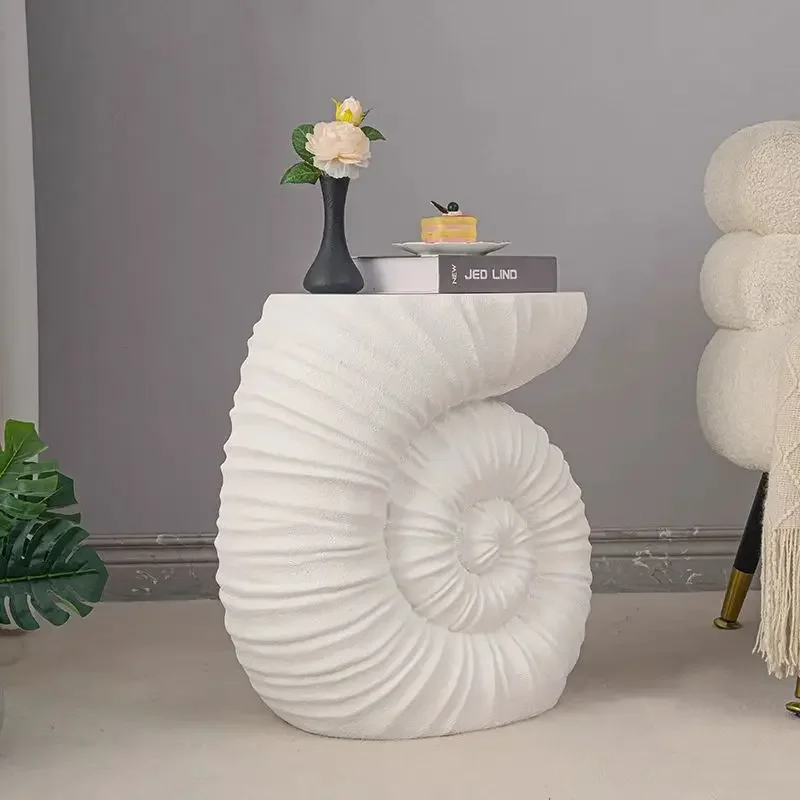 Tavolino da Caffè a Conchiglia di Design Nordico