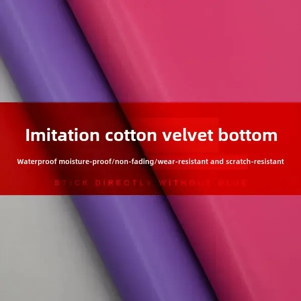 1.0mm Cotton Flocking 138 Pattern Fine Needle PU Artificial Leather Fabric for Bag Sofa Seat Cushioning Handbag Material