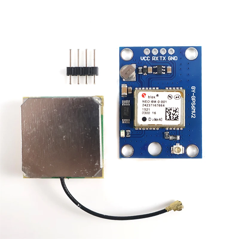 Module GPS NEO-6M avec antenne céramique 25x25mm - Lot de 1 ou 2
