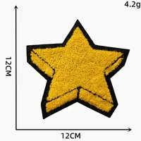 Personalized Star Towel Embroidery Patches for Clothing | DIY Apparel Badges & Sewing Supplies - Image 4