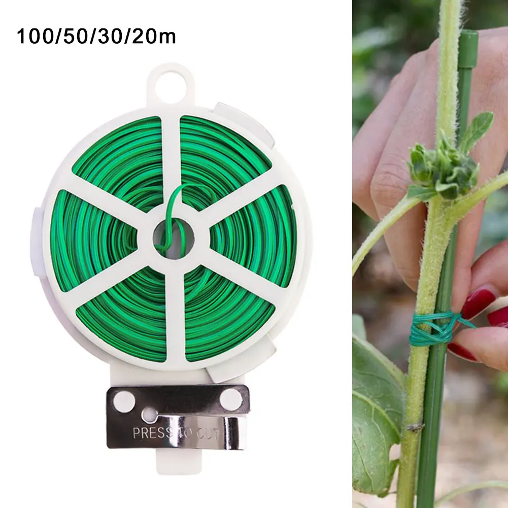 20/30/50/100M Roll Wire Ties Gardening Climbing Vines Fixed Ropes