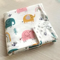 Spring Baby Blanket Warm Double Layer Swaddle Wrap Newborn Thermal Soft Fleece Bath Towel Baby Stroller Blanket Sleepsack 76*102 2