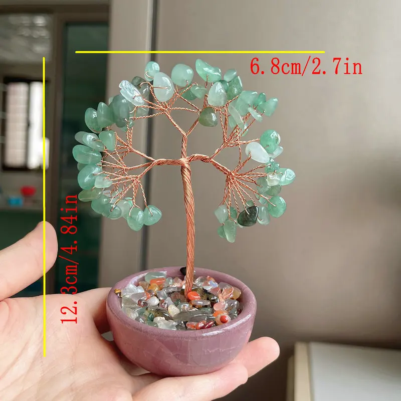 Pure natural crystal tree hand-made, energy-healing degaussing crystal, exquisite crystal pendants
