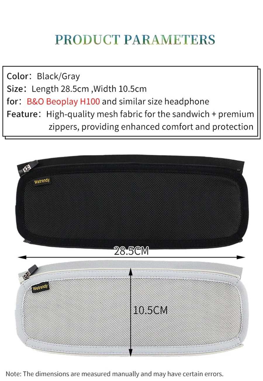 Headphone Head Beam Cover for B&O Beoplay H100 Earphone Protective Case H100 Headset Headbeam Sleeve