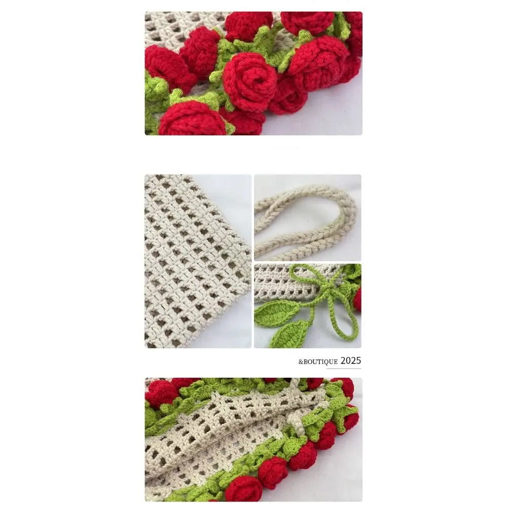 Rose Bouquet Weave Bag - image 2