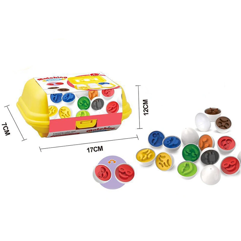 Conjunto de ovos de harmonização peep easter egg toys 6pcs brinquedo  educacional educação desenvolvimento precoce montessori brinquedo  pré-escolar jogo para - AliExpress
