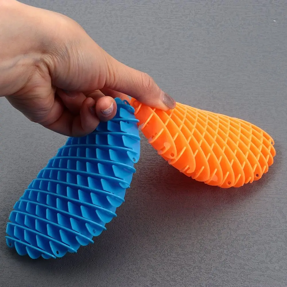 Fidget Toys Sensory Stress Anxiety Relief Worm Retractable 3D Printed Elastic Mesh