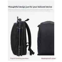 Shoulder camera bag backpack suitable for Canon, Nikon, Sony digital mirrorless camera bag, lightweight, professional, large cap 3