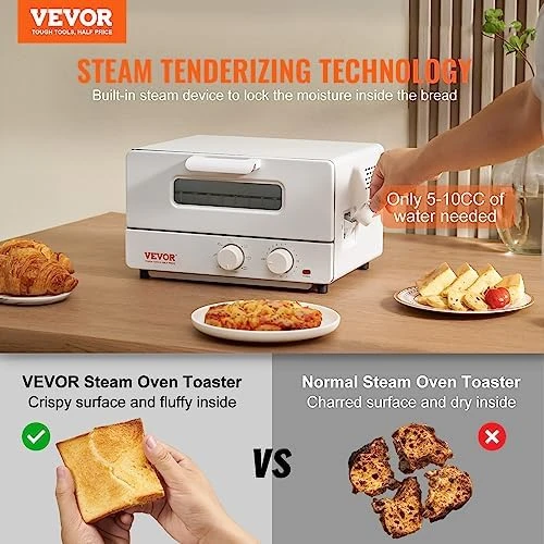 VEVOR 7-IN-1 Air Fryer Toaster Oven, 18L Convection Oven, 1700W