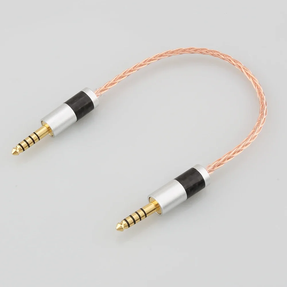 

Audiocrast HIFI Single Copper 4.4mm Balanced Male to 4.4mm Balanced Male Audio Adapter Cable 4.4 Male to Male Adapter