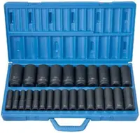 Corp 1326MD 1/2-Inch Drive Deep Length Metric Master Set - 26 Piece 1