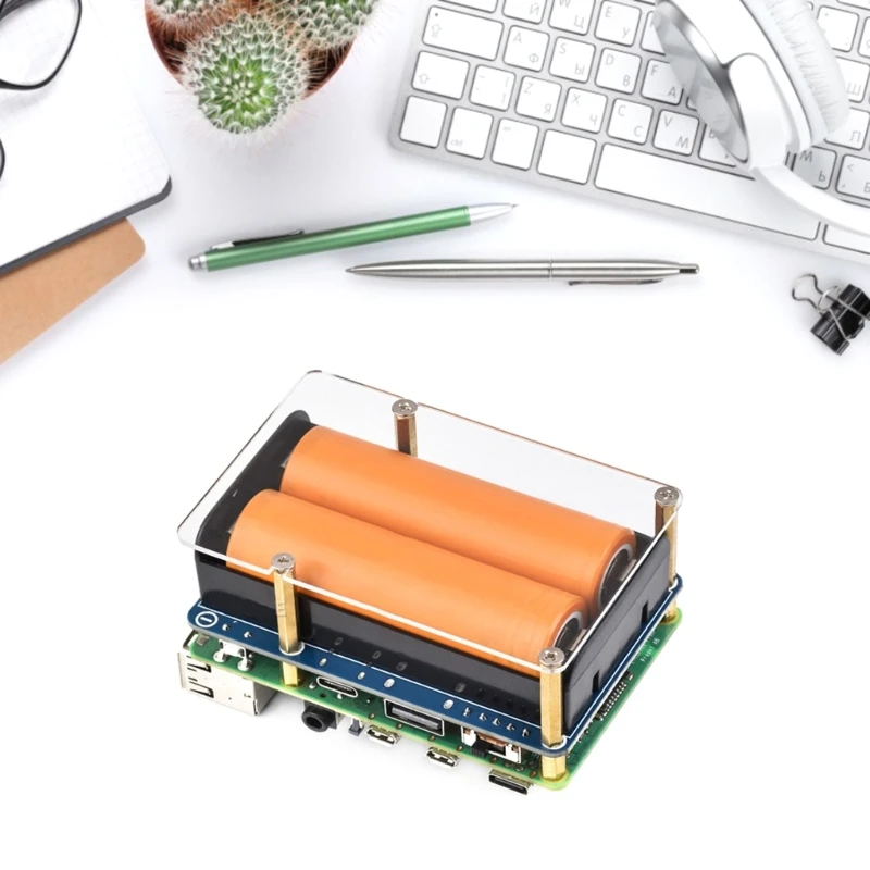 UPS HAT D ���͸� Ŀ���� ���� ���� ��� 5V ������ ����