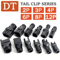 DT connector tail clip connectors 1011-227-0205 2-12P male female fixed protective sheath corrugated pipe fixed clip harness 1