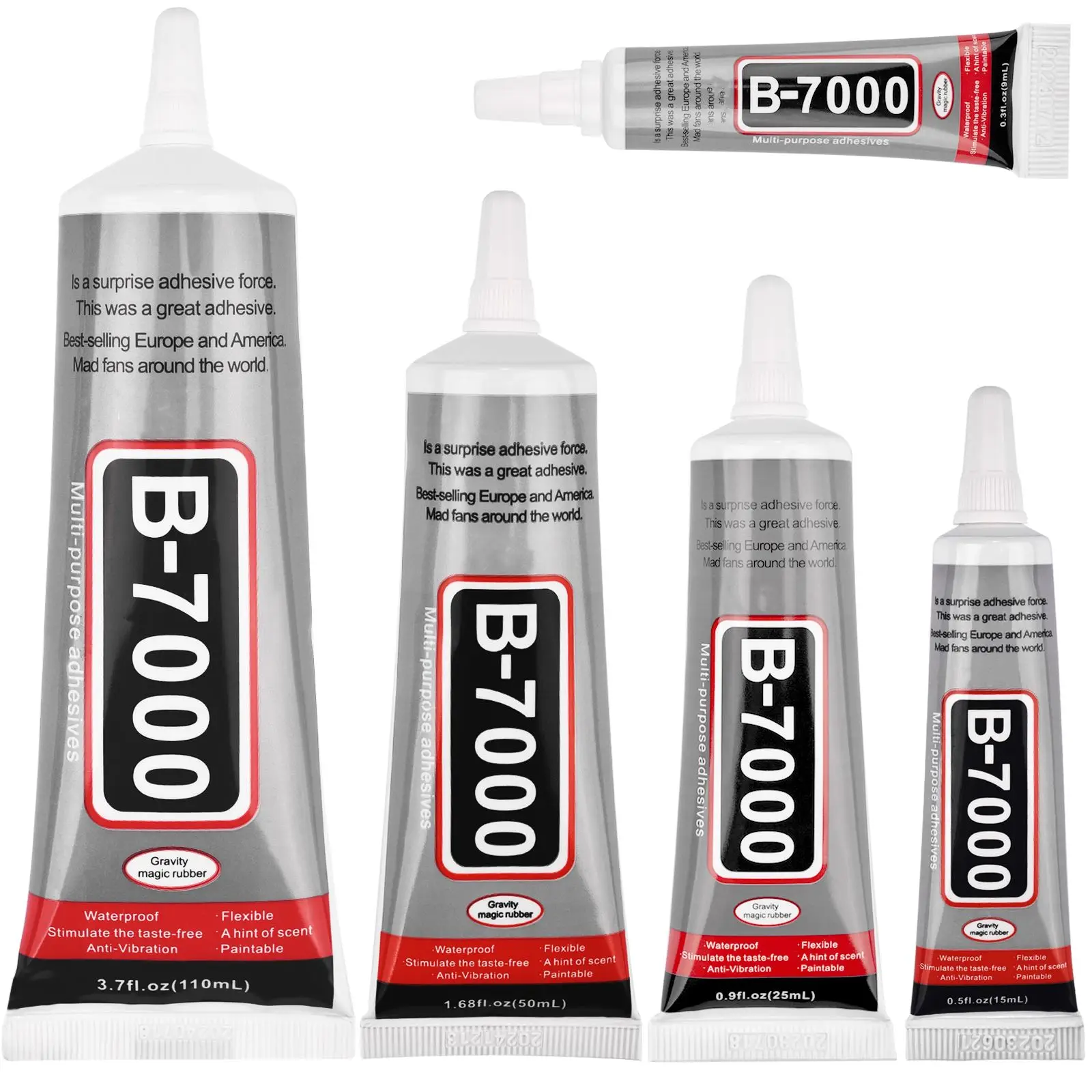 Repair Glue 9 15 25ML Transparent Phone Screen Repair Glue B7000 Universal Glass Plastic DIY Adhesive with Precision Applicator