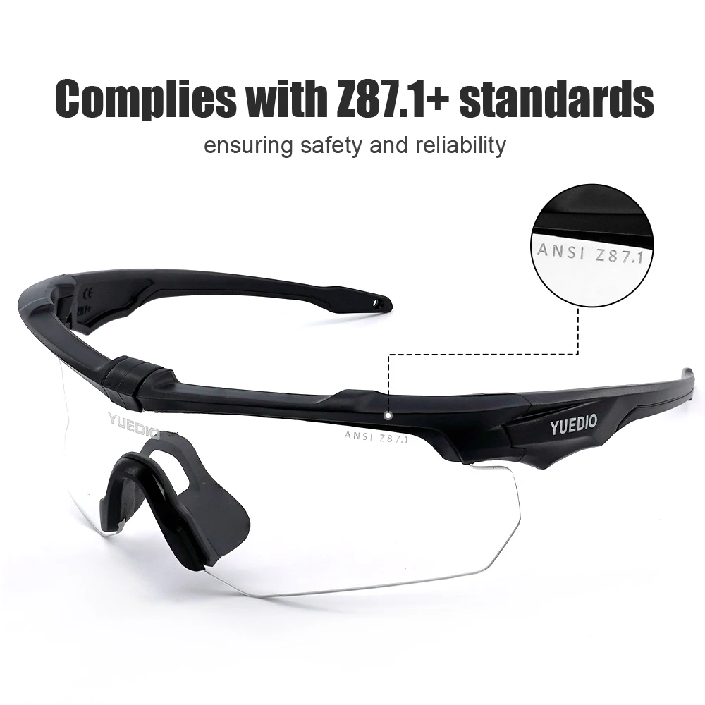 3 Lens Set Tactical Shooting Glasses Outdoor Sports Windproof Dustproof Safety Military Protective Goggles,safety goggles,tactical goggles,shooting glasses