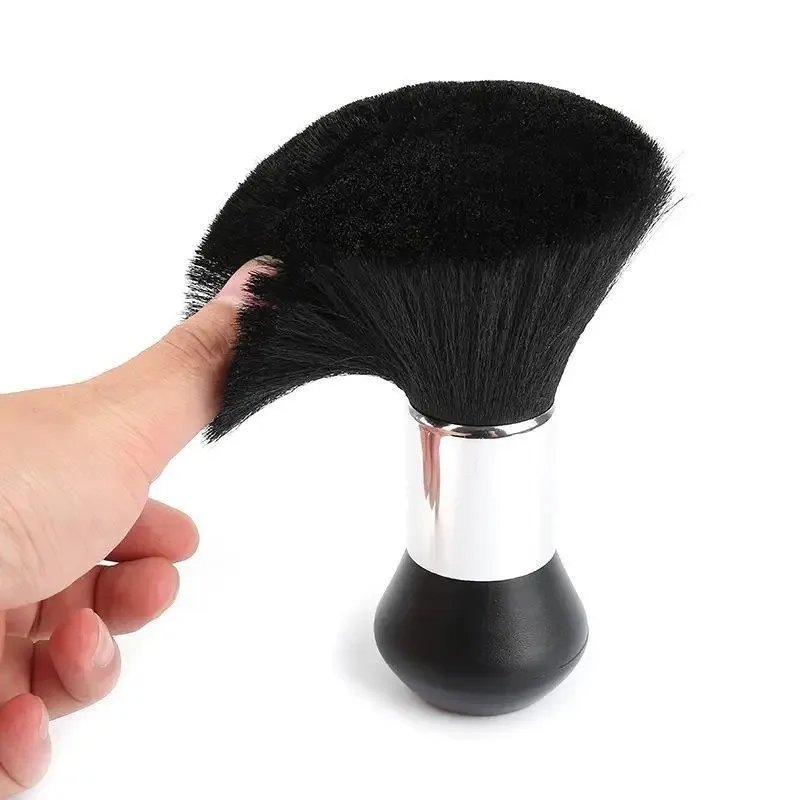 High Quality Black Hairdressing Wipe Neck Hair Cleaning Duster Hair Cutting Brush For Barbershop Hair Cut Brush Accessories 4