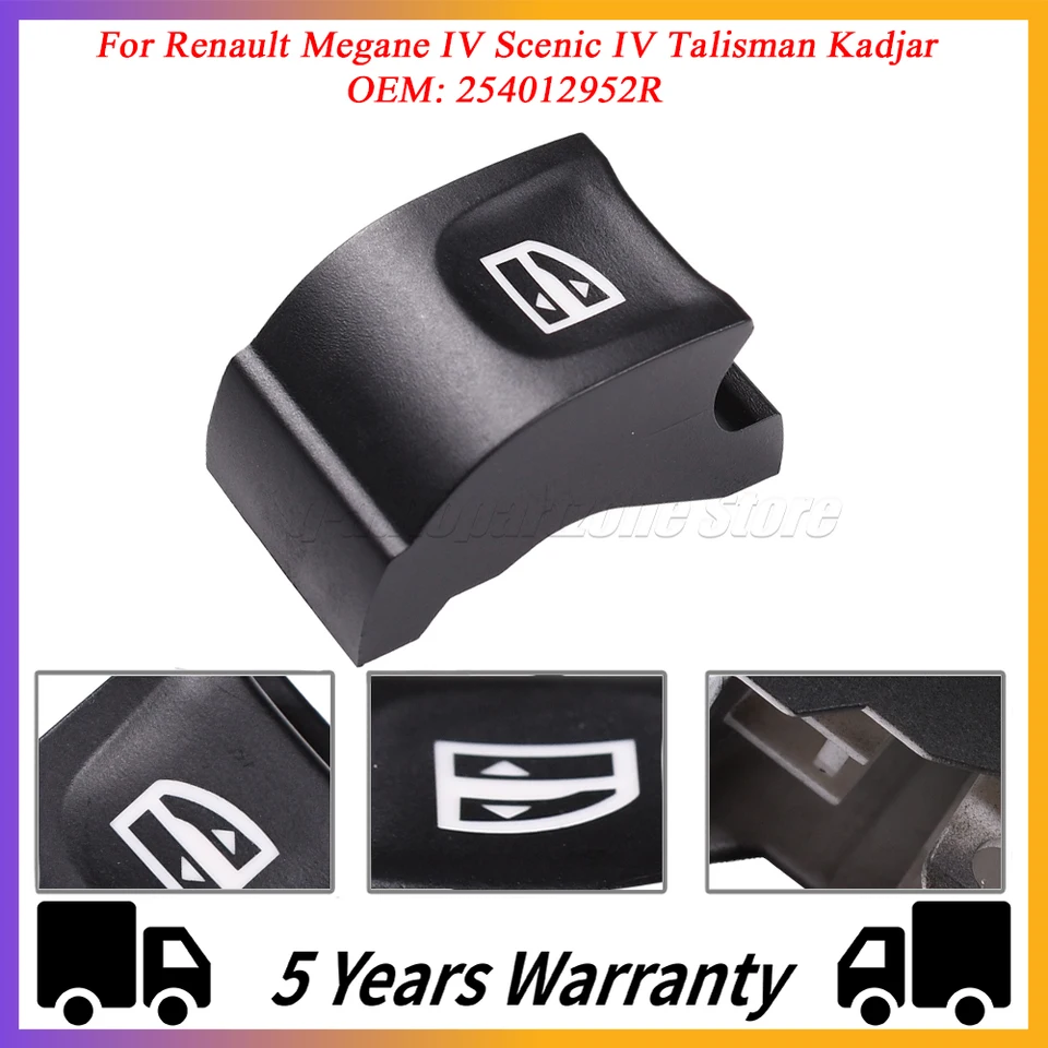Controllo Pulsante Alzacristalli Anteriore Renault Clio 2 Megane Twingo