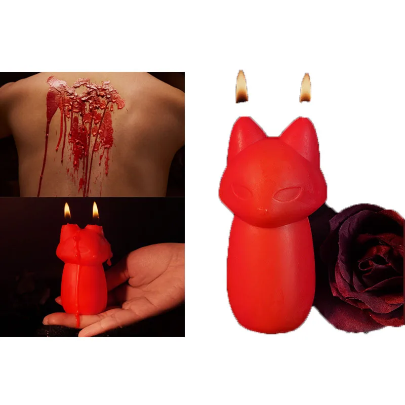 Fox Low Temperature Candle BDSM Drip Candles Sex Toys Flirting Products Relaxation Ehance Desire Erotic Adult Dripping Wax Game
