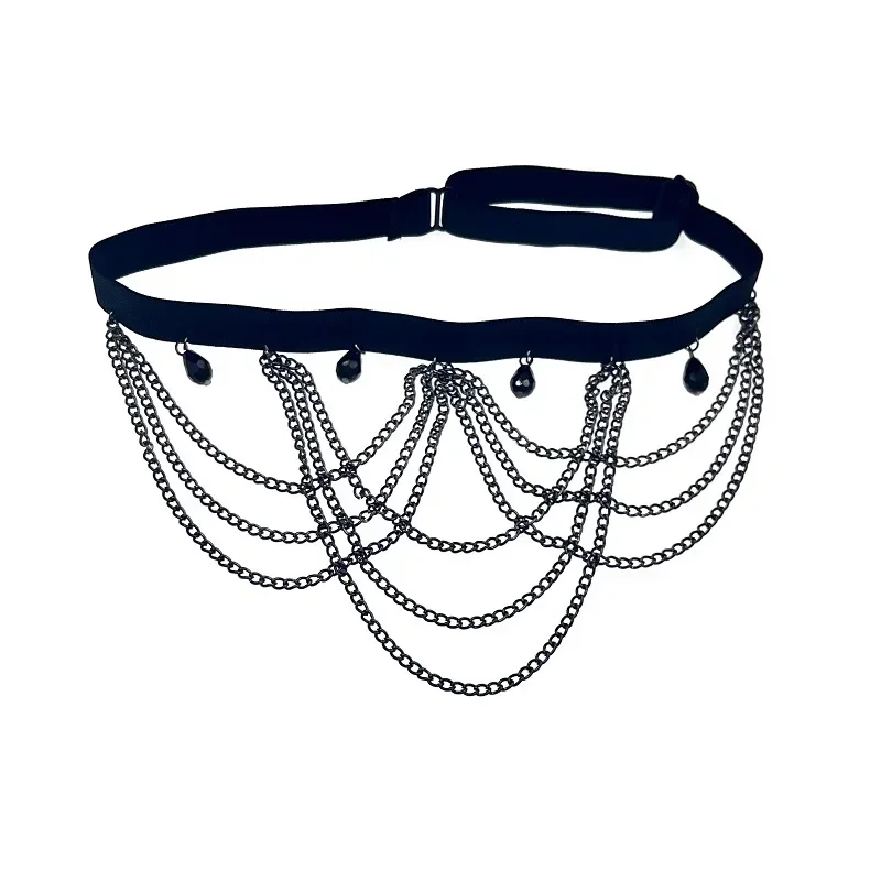 Fashion Sexy Multi layer Tassel Leg Chain Diablo God Sweet Spicy Girl Leg Ring Party Body Chain Summer Beach Dress Jewelry