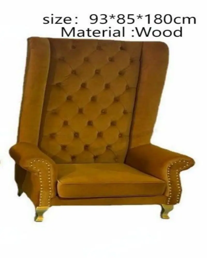 Luxury Wedding, High Back King's Throne, Groom and Bride Wedding Event, High Back Sofa Chair