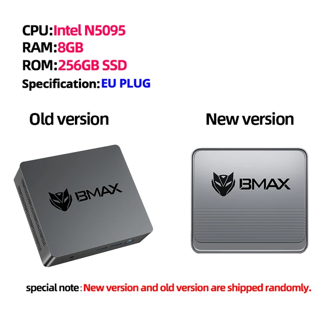 Bmax B3 Mini Pc Windows 11 Intel N5095 8Gb Ram Ddr4 256Gb