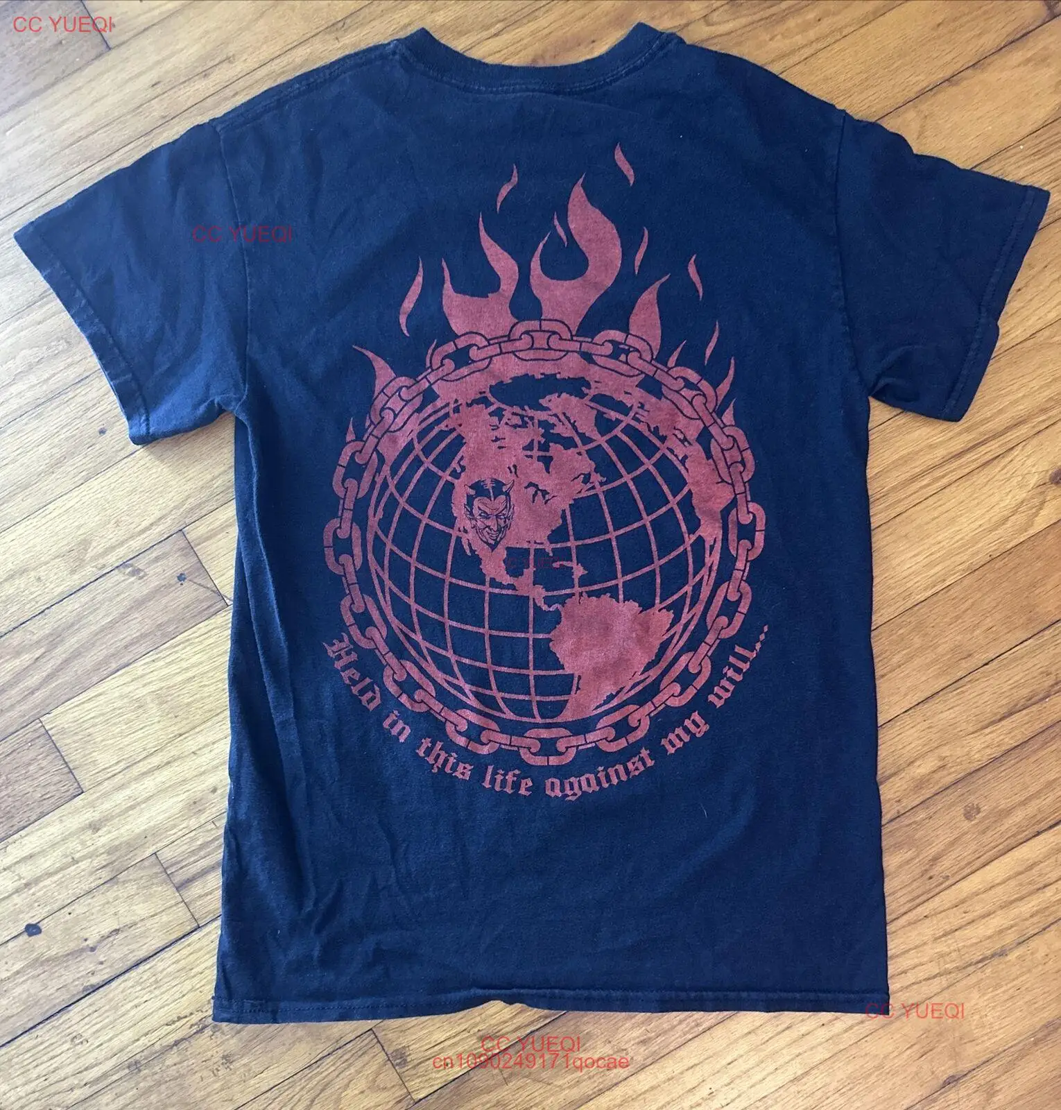 Редкая Винтажная Футболка MindField Двусторонняя черная Редкая Винтажная Футболка MindField Двусторонняя черная