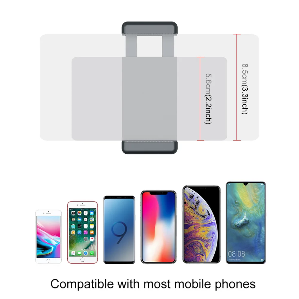 Smartphone Fixing Clamp 1/4 Inch Holder Mount Bracket for DJI OSMO Pocket / Pocket 2 Camera Accessories