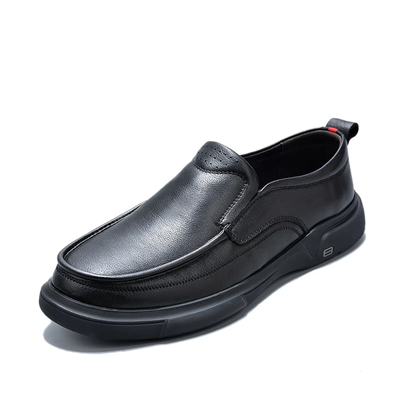 

Comfy Dress Shoes Casual Daily Life Leather Shoes for Mens Man Cow Leather Slip ons Confortable Business Dress Shoe Man M3528