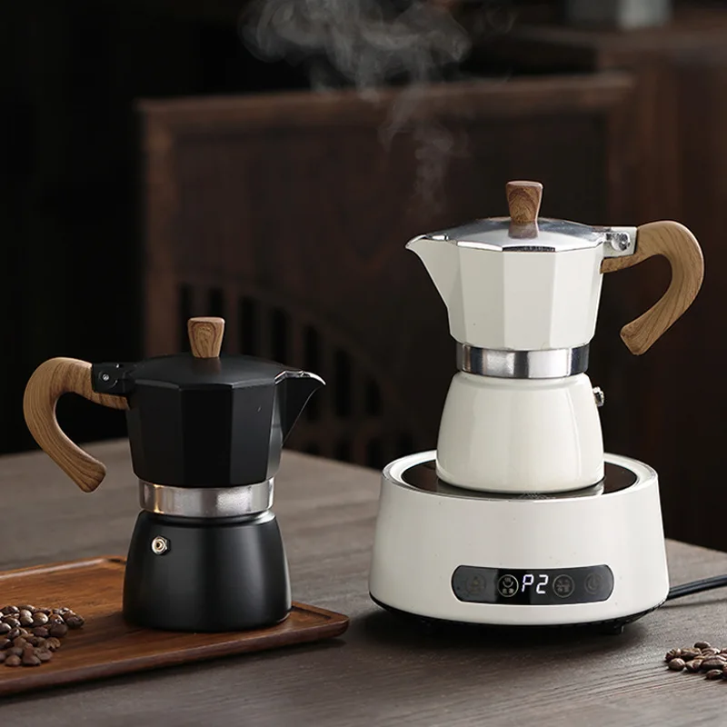800W Mocha Coffee Stove Home Electric Ceramic Stove Tea Maker Portable 5 Gear Adjust Electric Hot Plate Coffee/Tea Heater 220V 2