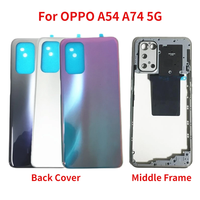 LINER Cover Portafoglio In Pelle PU Per Oppo A54 5G E A74 5G – Custodia Flip Con Slot Carte, Supporto E Chiusura Magnetica, Antiurto, Colore Nero