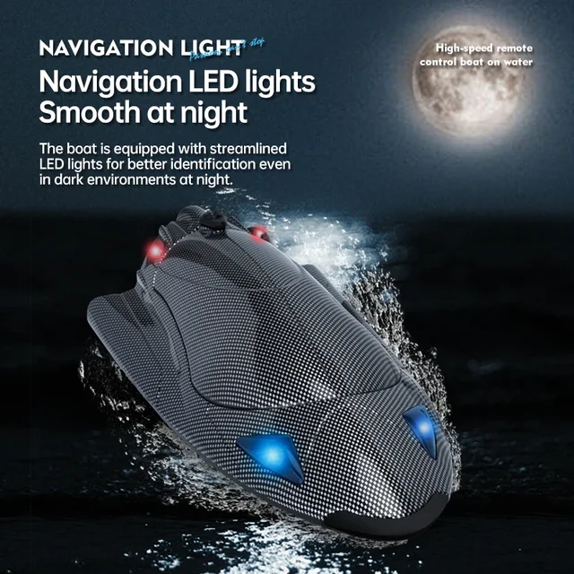 FY011 RC Speedboat High Speed Vortex Jet Explosive Powerful Speed Boat 2.4G Remote Control with Water Cooled Motor Watercraft 4