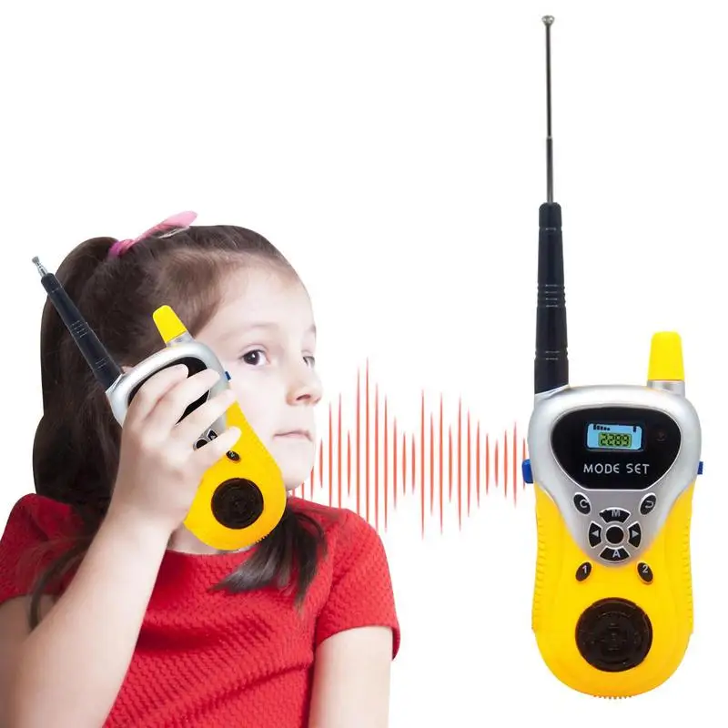 Walkie Talkies For Kids 2pcs Electronic Long Range Walky Talky Phone Radio Interphone Mini Toys Talkie Walkie Boy Girl Gifts 4