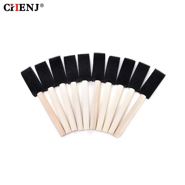 Sponge Painting Brushes Kids  Sponge Painting Brush Kids Art - 10pcs/set  Sponge - Aliexpress