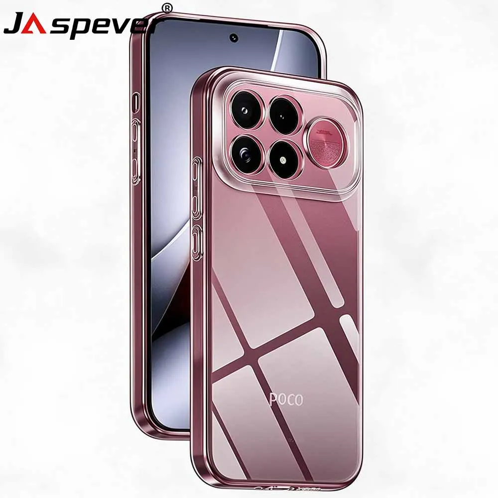 Ultra-Thin Shockproof Crystal Clear Silicone Phone Case