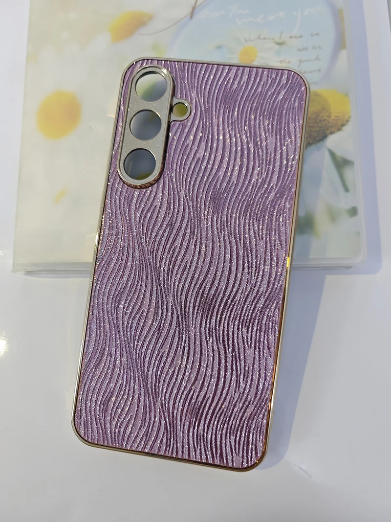 Luxury Electroplated Bling Glitter Rose Phone Cover - Shockproof Hard PC Case
