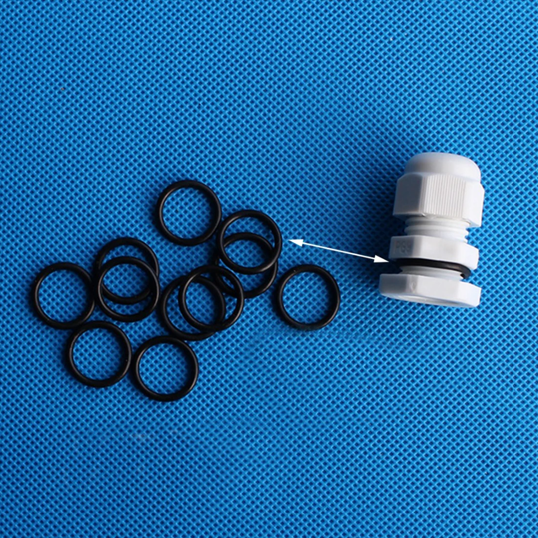 

100pcs Grommet Gasket for Nylon Wire Cable Connectors O Type Rubber Seal Rings PG7/PG9/PG11/PG13.5/PG16/PG19/PG21/PG25/PG29